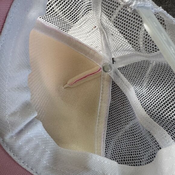 Bubu Take a Hike Mesh Style Hiking Snapback Trail Pink Trucker Hat - Picture 5 of 7